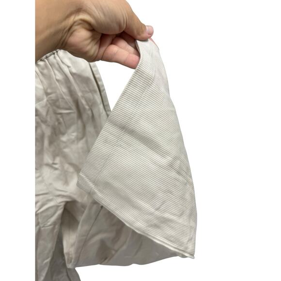 Rouso The Label Harper Collared Jumpsuit Striped Khaki Minimalist Womens XS New - Picture 9 of 13